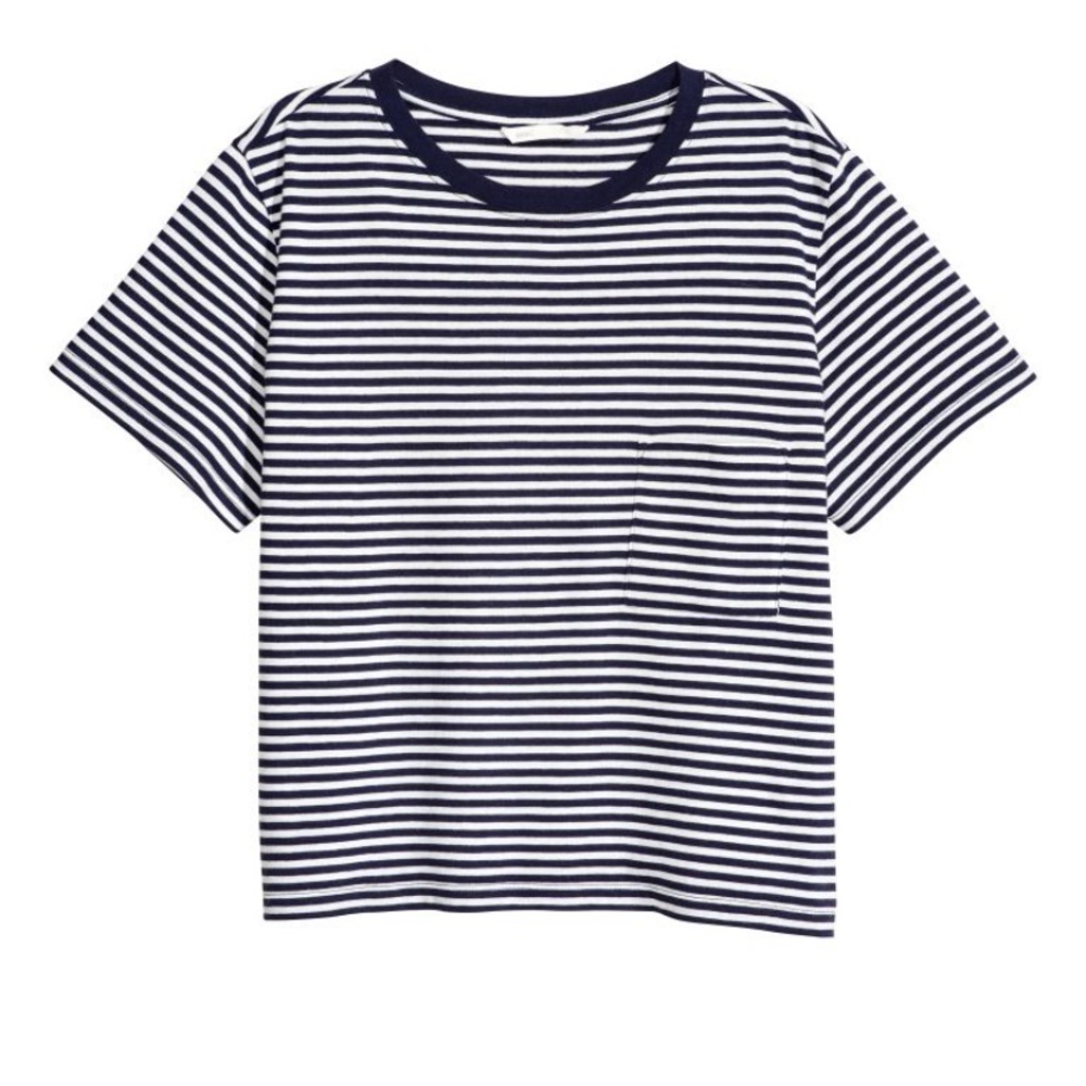 H&M wide Jersey top S short sleeves top condition